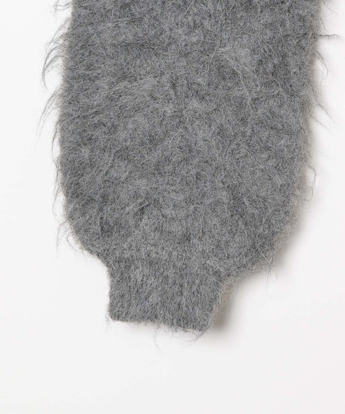 Heather(ヘザー)の「シャギーショートカーディガン 987109(カーディガン/ボレロ・レディース・オフホワイト/グレー/ピンク/レッド・FREE)」の7枚目の写真