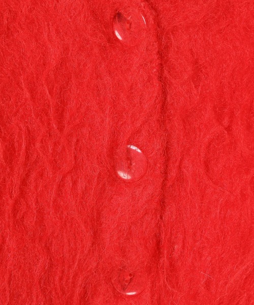 Heather(ヘザー)の「シャギーショートカーディガン 987109(カーディガン/ボレロ・レディース・オフホワイト/グレー/ピンク/レッド・FREE)」の10枚目の写真