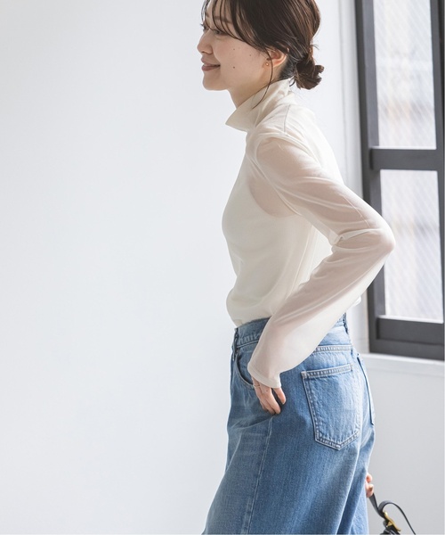 トップス T-S1 セール】《追加》シアースキニーハイネックTOPS 7（Tシャツ/カットソー