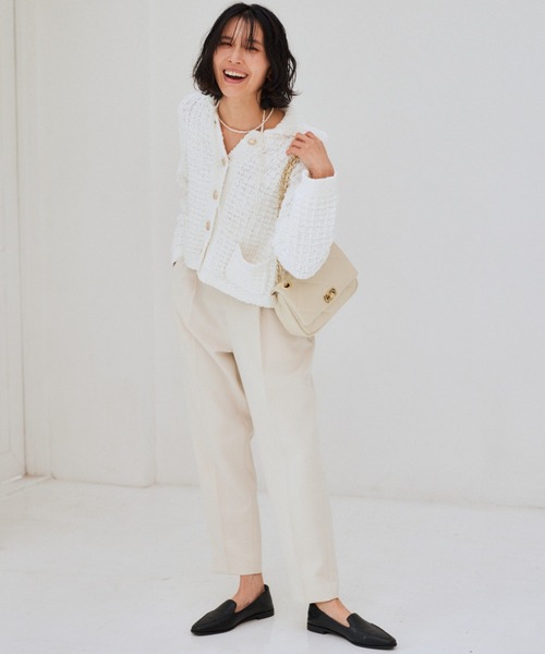 BARNYARDSTORM（バンヤードストーム）の「BARNYARDSTORM / きれいめもカジュアルも〇／レザーキルティングBAG（ショルダーバッグ・レディース・キナリ/ブラック・FREE）」の4枚目の写真