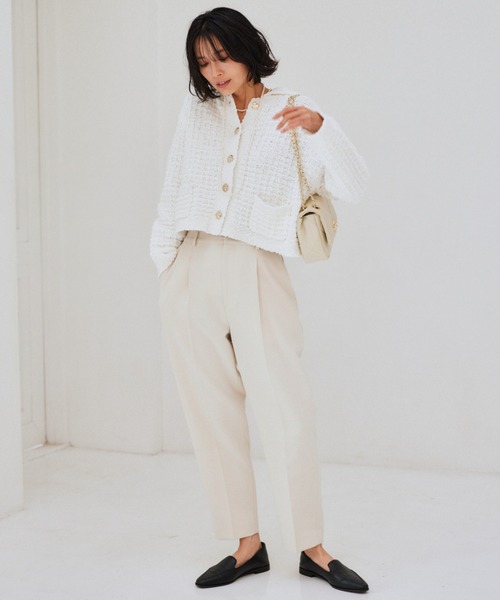 BARNYARDSTORM（バンヤードストーム）の「BARNYARDSTORM / きれいめもカジュアルも〇／レザーキルティングBAG（ショルダーバッグ・レディース・キナリ/ブラック・FREE）」の5枚目の写真