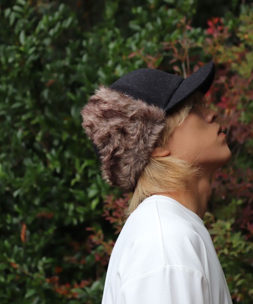 《ADAM PATEK》 ear fur cap/ファーキャップ（キャップ）｜ADAM PATEK（アダムパテック）