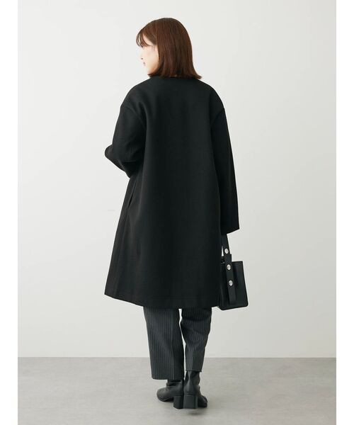 Green　Parks（グリーンパークス）の「洗えるVネックミディ丈コート（その他アウター・レディース・ライトグレー/ライトベージュ/サックスブルー/ブラック・FREE）」の15枚目の写真