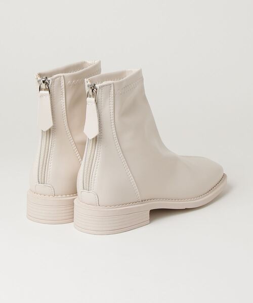 Miniministore(ミニミニストア)の「ショートブーツ フルジップブーツ 美脚(ブーツ・レディース・ベージュ/ブラック/アイボリー・23.5cm/22.5cm/24.0cm/23.0cm/24.5cm/25.0cm)」の9枚目の写真