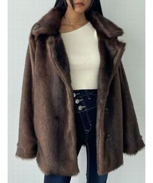 EMODA | ミディーフェイクファーコート(その他アウター)