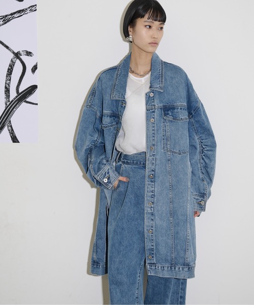 GAP デニムジャケット gジャン オーバーサイズ アイコンデニム