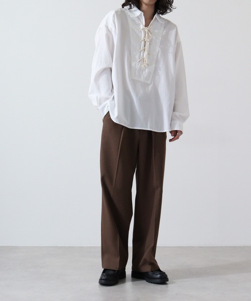seyto サイズ3 / ウエスタンシャツレースシャツ Western lace short shirt / ウエスタンシャツレースシャツ