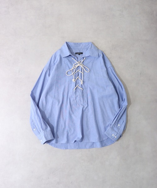 FACCIES 2019AW ウエスタン　シャツ　グレー ALAYA / Ombre Check Oversized Western Shirt(GREY OMBRE CHECK