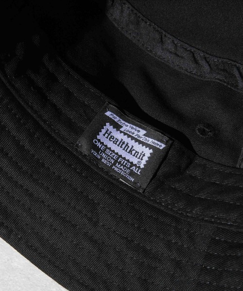 Healthknit（ヘルスニット）の「Healthknit/Healthknit別注 刺繍バケットハット（ハット・メンズ・ベージュ/ネイビー/ブラック・FREE）」の11枚目の写真