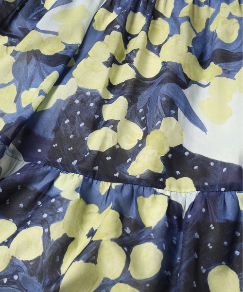 mudoca（ムドカ）の「【彼の憂い】プリントティアードスカート（スカート・レディース・ネイビー/テラコッタ・FREE）」の7枚目の写真