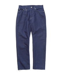 WASHED LINEN DENIM STANDARD PANTS