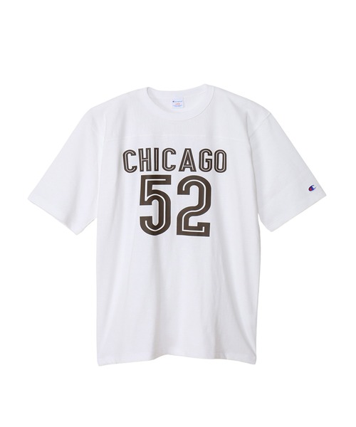 Champion（チャンピオン）の「【Champion/チャンピオン】メンズ キャンパス ショートスリーブフットボールTシャツ（Tシャツ/カットソー・メンズ・ブルー系その他2/ペールイエロー/ホワイト/ライトグレー・MEDIUM/LARGE/X-LARGE）」の2枚目の写真