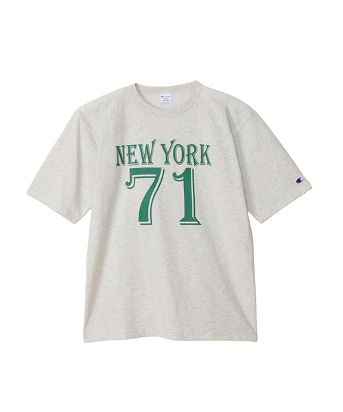 Champion（チャンピオン）の「【Champion/チャンピオン】メンズ キャンパス ショートスリーブフットボールTシャツ（Tシャツ/カットソー・メンズ・ブルー系その他2/ペールイエロー/ホワイト/ライトグレー・MEDIUM/LARGE/X-LARGE）」の3枚目の写真