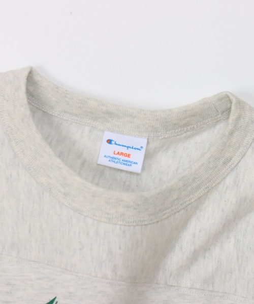 Champion（チャンピオン）の「【Champion/チャンピオン】メンズ キャンパス ショートスリーブフットボールTシャツ（Tシャツ/カットソー・メンズ・ブルー系その他2/ペールイエロー/ホワイト/ライトグレー・MEDIUM/LARGE/X-LARGE）」の10枚目の写真