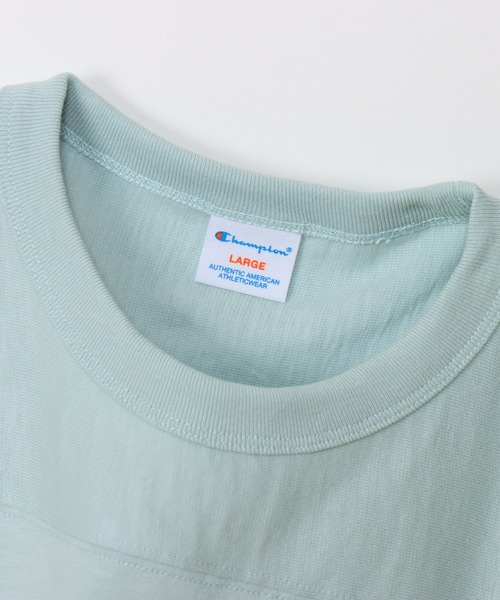 Champion（チャンピオン）の「【Champion/チャンピオン】メンズ キャンパス ショートスリーブフットボールTシャツ（Tシャツ/カットソー・メンズ・ブルー系その他2/ペールイエロー/ホワイト/ライトグレー・MEDIUM/LARGE/X-LARGE）」の13枚目の写真