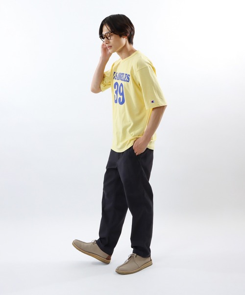 Champion（チャンピオン）の「【Champion/チャンピオン】メンズ キャンパス ショートスリーブフットボールTシャツ（Tシャツ/カットソー・メンズ・ブルー系その他2/ペールイエロー/ホワイト/ライトグレー・MEDIUM/LARGE/X-LARGE）」の19枚目の写真