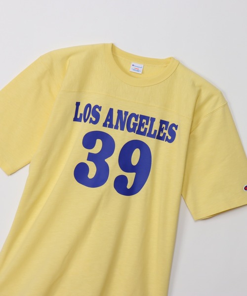 Champion（チャンピオン）の「【Champion/チャンピオン】メンズ キャンパス ショートスリーブフットボールTシャツ（Tシャツ/カットソー・メンズ・ブルー系その他2/ペールイエロー/ホワイト/ライトグレー・MEDIUM/LARGE/X-LARGE）」の22枚目の写真