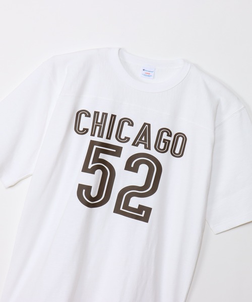 Champion（チャンピオン）の「【Champion/チャンピオン】メンズ キャンパス ショートスリーブフットボールTシャツ（Tシャツ/カットソー・メンズ・ブルー系その他2/ペールイエロー/ホワイト/ライトグレー・MEDIUM/LARGE/X-LARGE）」の6枚目の写真