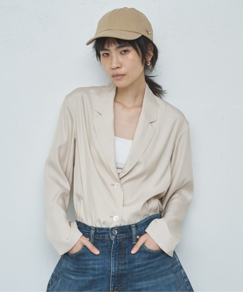 GALLARDAGALANTE（ガリャルダガランテ）の「ハートキャップ（キャップ・レディース・ブラック/ベージュ・FREE）」の7枚目の写真