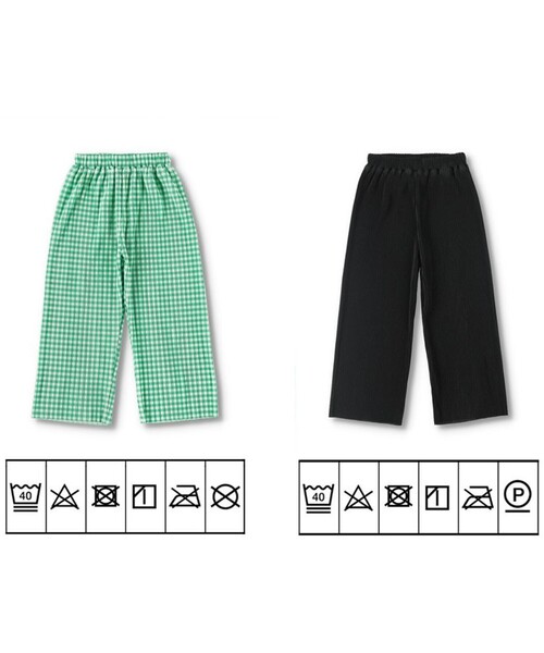 BRANSHES(ブランシェス)の「プリーツパンツ(その他パンツ・キッズ・ブラック/グリーン・130/140/90/120/110/150/100)」の22枚目の写真