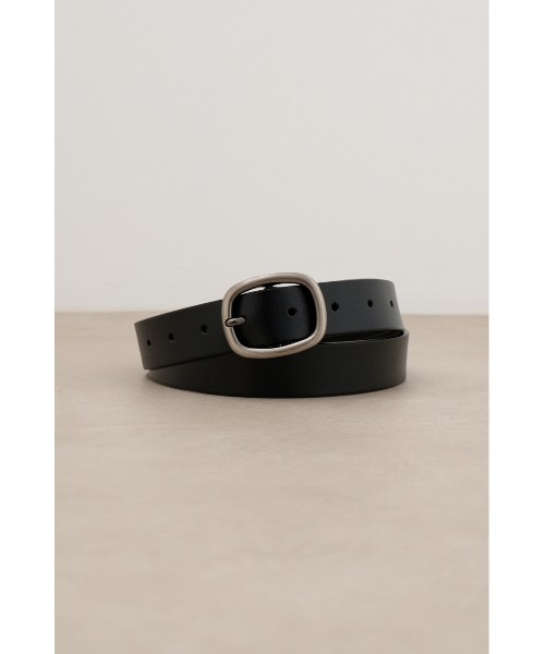 AZUL by moussy（アズールバイマウジー）の「ロングレザーナローベルト（ベルト・メンズ・ブラック/グレー・FREE）」の6枚目の写真