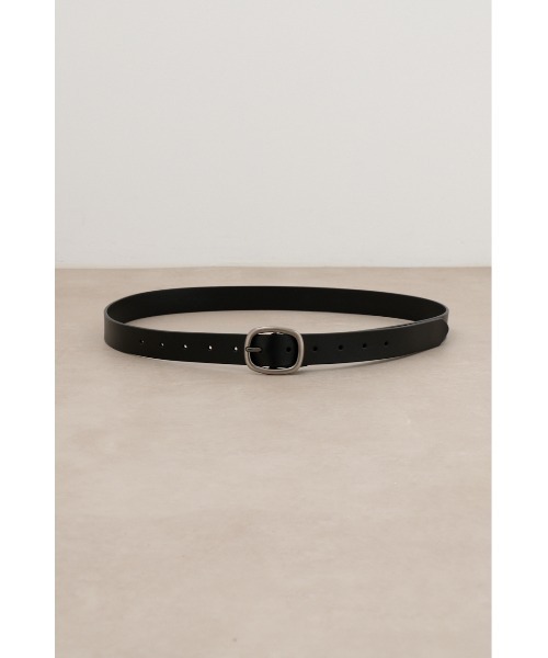 AZUL by moussy（アズールバイマウジー）の「ロングレザーナローベルト（ベルト・メンズ・ブラック/グレー・FREE）」の7枚目の写真
