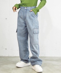 tiptop（ティップトップ）の「【2サイズ展開】デニムカーゴパンツ（デニムパンツ・レディース）」
