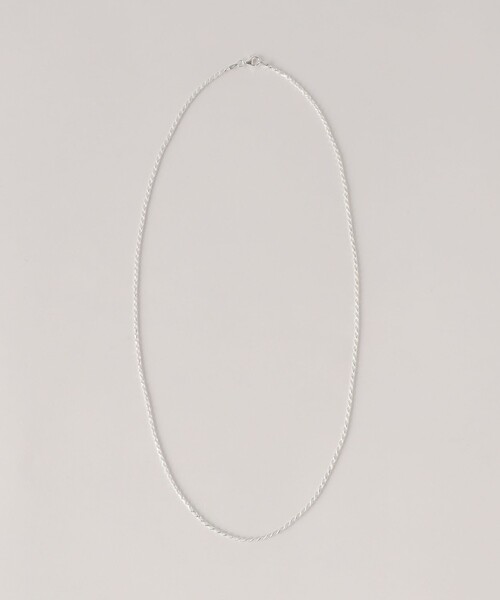 BEAUTY&YOUTH UNITED ARROWS（ビューティーアンドユースユナイテッドアローズ）の「ツイスト ロング チェーン ネックレス SILVER925（ネックレス・メンズ・シルバー・FREE）」の2枚目の写真
