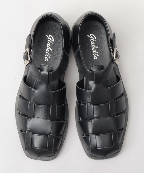 glabella（グラベラ）の「スクエアトゥ ヒールアップ グルカサンダル（サンダル・メンズ・ブラック・S/M/L）」の7枚目の写真