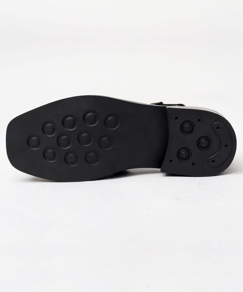 glabella（グラベラ）の「スクエアトゥ ヒールアップ グルカサンダル（サンダル・メンズ・ブラック・S/M/L）」の8枚目の写真