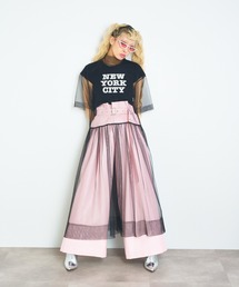 ANNA SUI NYC | ANNA SUI NYC チュールモックネックドレス(ワンピース)