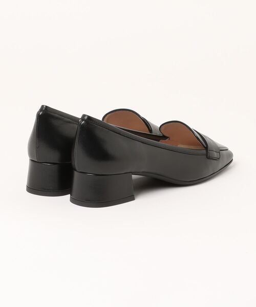 inter-chaussures(インターショシュール)の「【INTER-CHAUSSURES】スクエアトウヒールアップローファー(I41627)(ローファー・レディース・ブラック/ライトベージュ・37/36/35/38/39)」の3枚目の写真