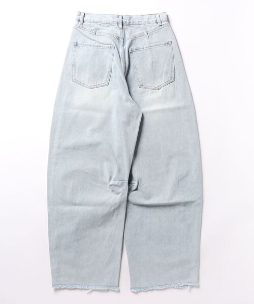 archives（アルシーヴ）の「〈limited〉CURVE DENIM（デニムパンツ・レディース・サックスブルー/ロイヤルブルー・MEDIUM/SMALL）」の4枚目の写真
