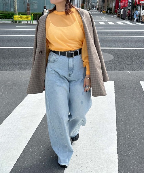 archives（アルシーヴ）の「〈limited〉CURVE DENIM（デニムパンツ・レディース・サックスブルー/ロイヤルブルー・MEDIUM/SMALL）」の22枚目の写真