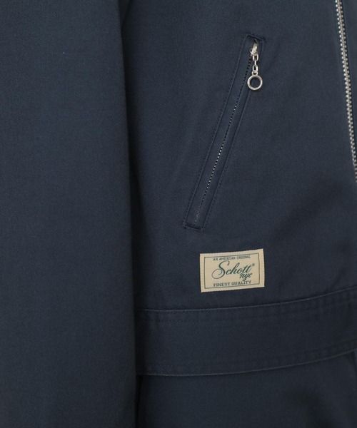 Schott（ショット）の「Schott/ショット/× Dickies/ディッキーズ/FADE DOUBLE RIDERS/フェード ダブルライダース（ブルゾン・メンズ・ネイビー/チャコールグレー/カーキ・L/M/XL）」の20枚目の写真