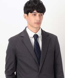 COMME　CA COMMUNE（コムサコミューン）の「小紋×シャドーレジメン リバーシブルネクタイ（ネクタイ・メンズ）」