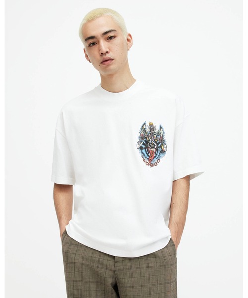 【関税込み】BOSS ブルー オールオーバー プリントTシャツ 22-2_5498f25b-f62f-4a07-8323-