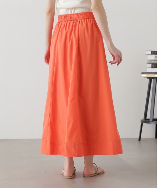 N.（N. Natural Beauty Basic）（エヌエヌナチュラルビューティーベーシック）の「◆ボリュームフレアスカート（スカート・レディース・チャコールグレー/オフホワイト/オレンジ・MEDIUM）」の22枚目の写真