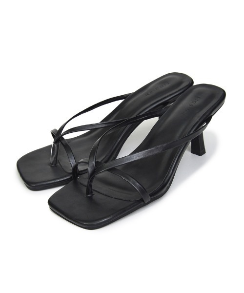 Re:EDIT（リエディ）の「[大きいサイズ有]細ストラップスクエアトゥトングサンダル（サンダル・レディース・ブラック/シルバー/ホワイト/ゴールド・SMALL/MEDIUM/LARGE/X-LARGE/XX-LARGE）」の14枚目の写真