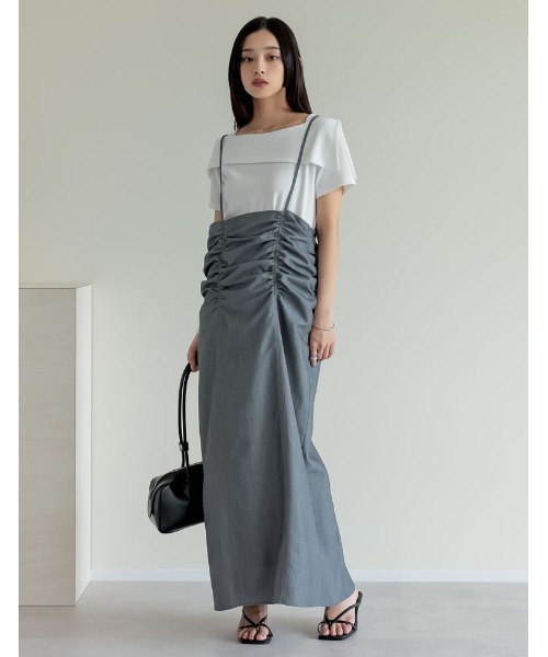 Re:EDIT（リエディ）の「[大きいサイズ有]細ストラップスクエアトゥトングサンダル（サンダル・レディース・ブラック/シルバー/ホワイト/ゴールド・SMALL/MEDIUM/LARGE/X-LARGE/XX-LARGE）」の18枚目の写真