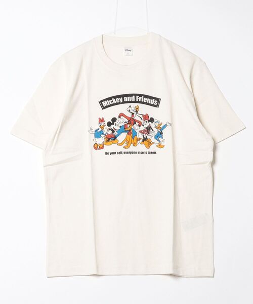 【Disney】ミニー&フレンズ フレームポートレート 半袖 Tシャツ Disney】ミニー&フレンズ フレームポートレート 半袖 Tシャツ