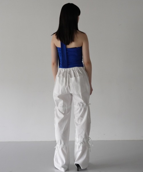 Uenui（ウニュイ）の「【ZOZO限定】リボン ビスチェ トップス チューブトップ ベアトップ（Tシャツ/カットソー・レディース・ブルー/ホワイト/ブラウン・FREE）」の19枚目の写真