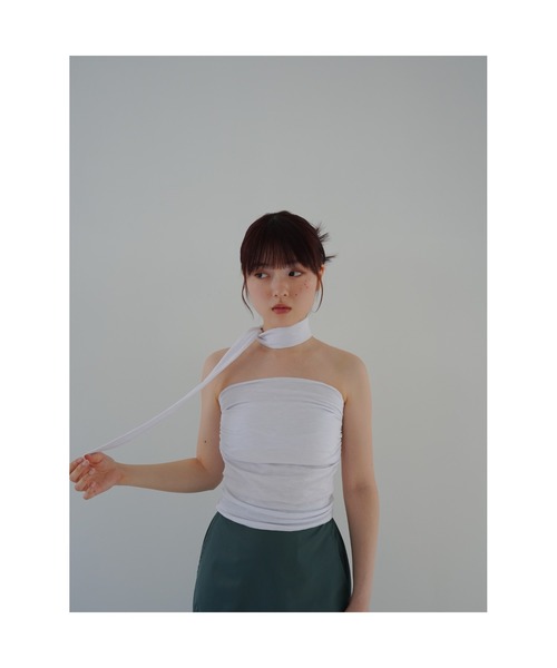 ZOZO限定】リボン ビスチェ トップス チューブトップ ベアトップ