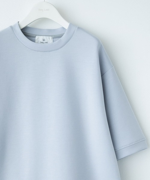 URBAN RESEARCH Sonny Label(アーバンリサーチサニーレーベル)の「シルキーダンボールニットTシャツ(Tシャツ/カットソー・メンズ・ホワイト/グリーン/ネイビー/イエロー/ライトブラウン/グレー/ブルー・MEDIUM/LARGE)」の3枚目の写真