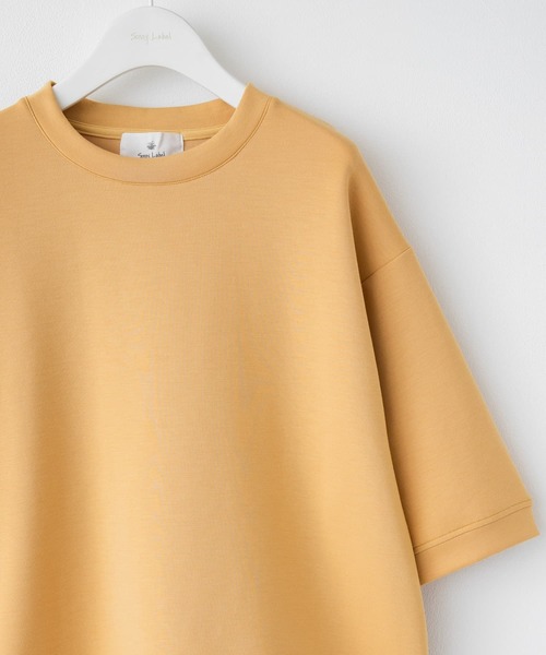 URBAN RESEARCH Sonny Label(アーバンリサーチサニーレーベル)の「シルキーダンボールニットTシャツ(Tシャツ/カットソー・メンズ・ホワイト/グリーン/ネイビー/イエロー/ライトブラウン/グレー/ブルー・MEDIUM/LARGE)」の7枚目の写真