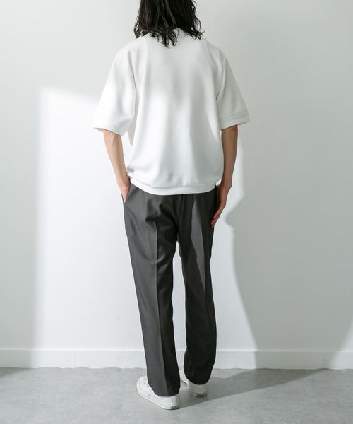 URBAN RESEARCH Sonny Label(アーバンリサーチサニーレーベル)の「シルキーダンボールニットTシャツ(Tシャツ/カットソー・メンズ・ホワイト/グリーン/ネイビー/イエロー/ライトブラウン/グレー/ブルー・MEDIUM/LARGE)」の21枚目の写真