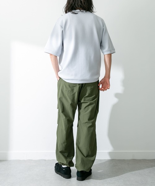 URBAN RESEARCH Sonny Label(アーバンリサーチサニーレーベル)の「シルキーダンボールニットTシャツ(Tシャツ/カットソー・メンズ・ホワイト/グリーン/ネイビー/イエロー/ライトブラウン/グレー/ブルー・MEDIUM/LARGE)」の14枚目の写真