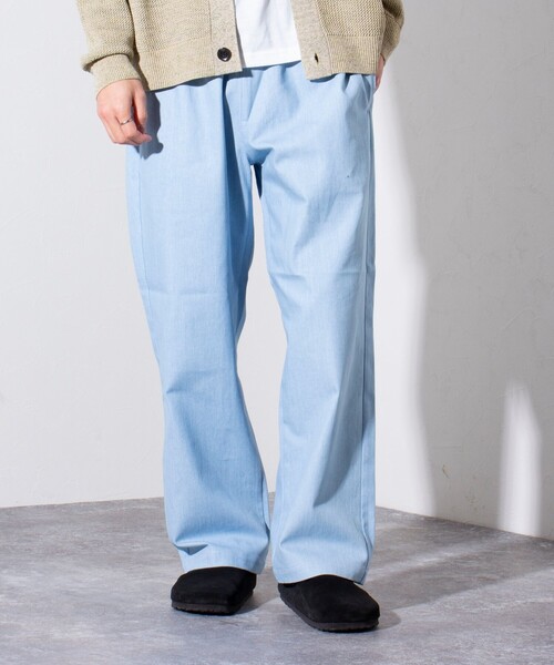 GLOSTER（グロスター）の「【GLOSTER/グロスター】GOODNESS イージーパンツ シェフパンツ (無地/チェック)（その他パンツ・メンズ・グリーン/グリーン系その他/キナリ/ベージュ/インディゴブルー/サックスブルー/ブラック・M/S/L）」の11枚目の写真