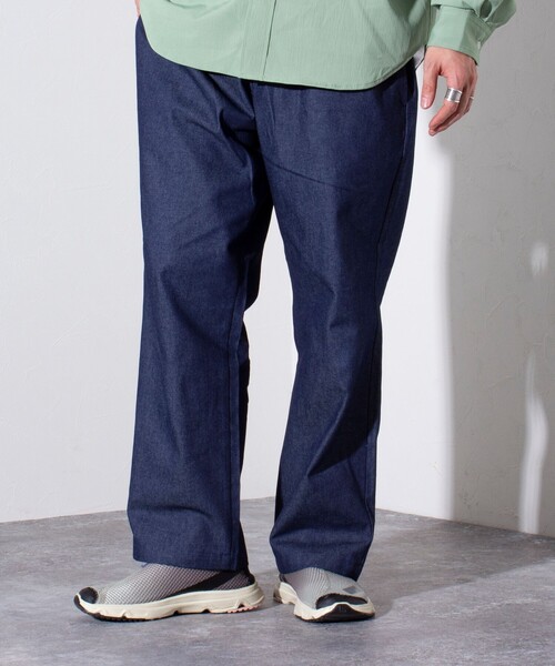 GLOSTER（グロスター）の「【GLOSTER/グロスター】GOODNESS イージーパンツ シェフパンツ (無地/チェック)（その他パンツ・メンズ・グリーン/グリーン系その他/キナリ/ベージュ/インディゴブルー/サックスブルー/ブラック・M/S/L）」の20枚目の写真