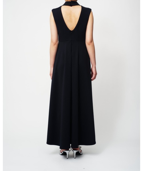 THINGS THAT MATTER（シングス ザット マター）の「SPONDISH JERSEY LONG FLARE DRESS / スポンディッシュジャージロングフレアドレス（ワンピース・レディース・ブラック/グリーン・1/2）」の21枚目の写真